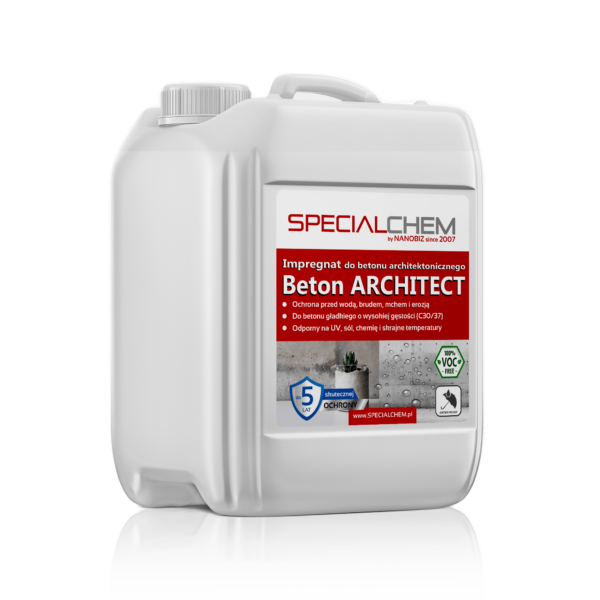 SPECIALCHEM Beton Architect - zabezpieczanie betonu architektonicznego