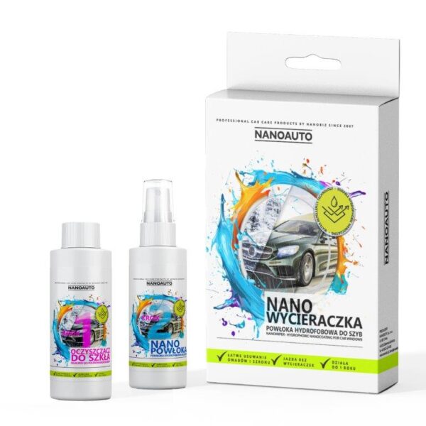 NANOAUTO NANO-WYCIERACZKA - hydrofobowa powłoka do szyb